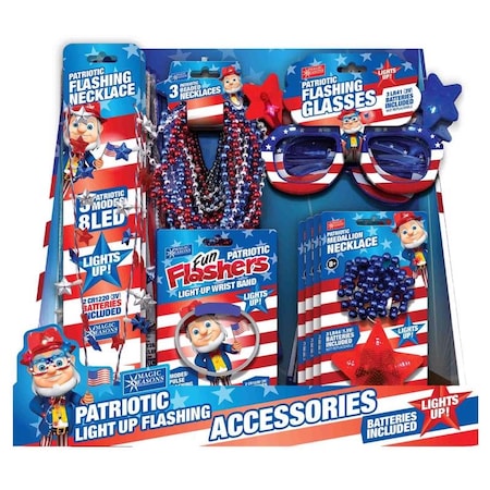 Shawshank Ledz Shawshank LEDz Magic Seasons Patriotic Flashing Accessories 1 pk 702156
